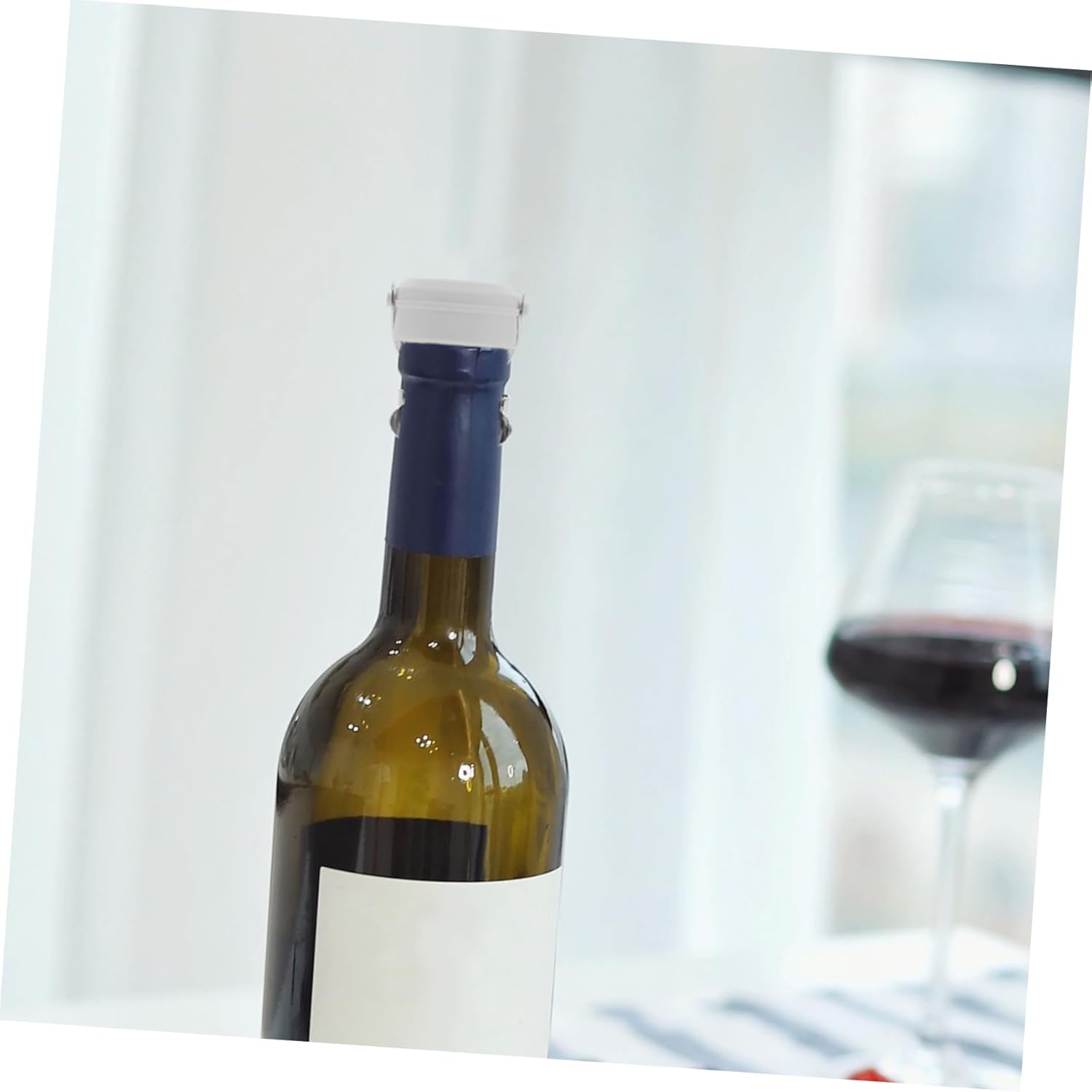 Zerodeko 2pcs Stainless Steel Wine Stoppers