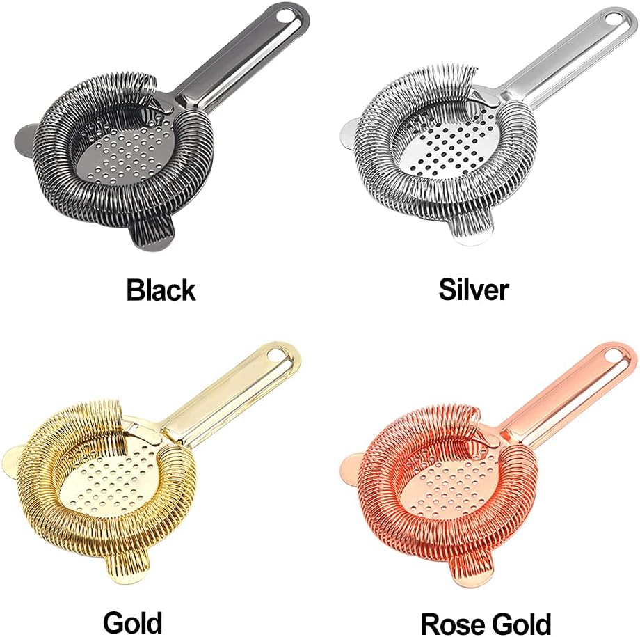 Heavy Duty Stainless Steel Hawthorne Strainer for Cocktails