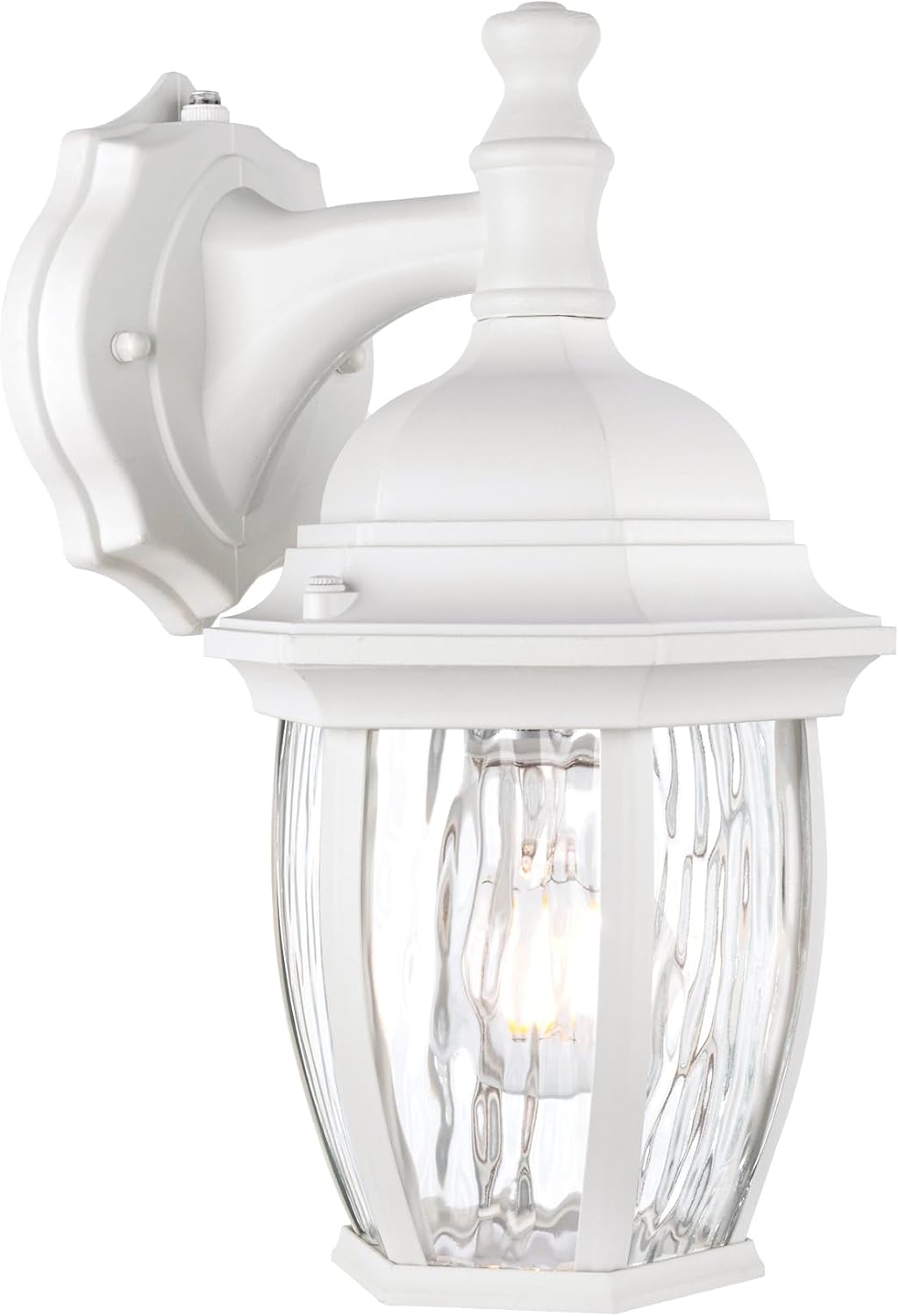 LIT-PATH Dusk to Dawn Wall Lantern with E26 Base