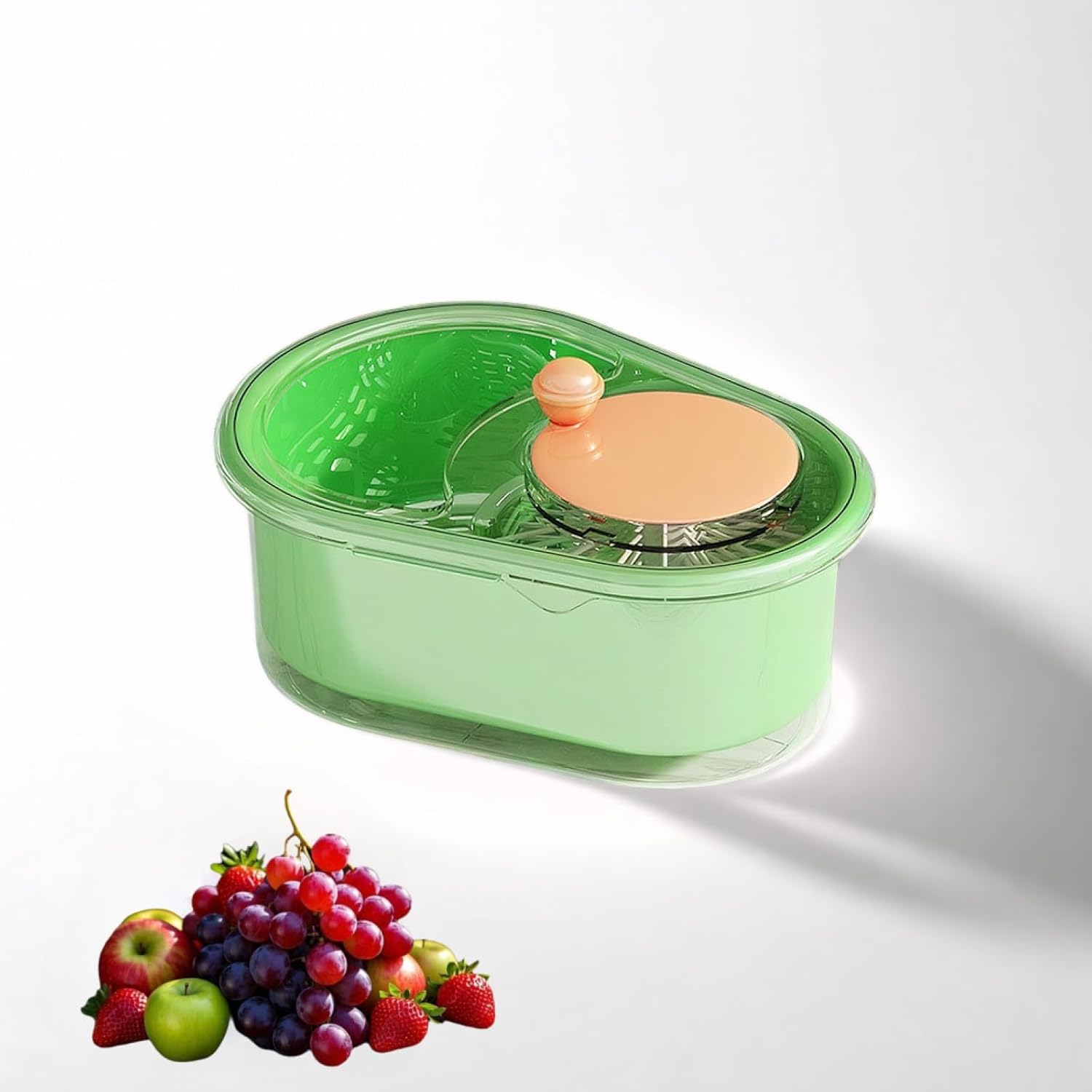 Uptiar Fruit Cleaner Spinner Washer Pro - Green 1