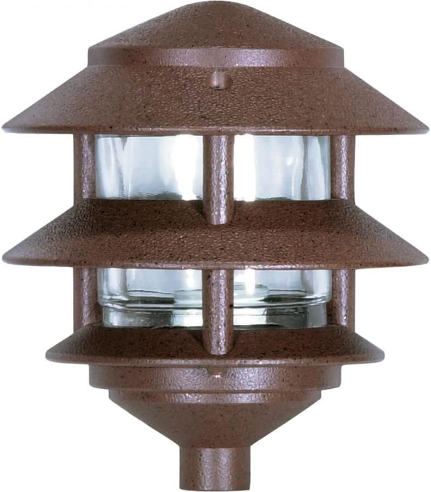 NUVO SF76632 Pathway Light 2 Tier-Small Old Bronze