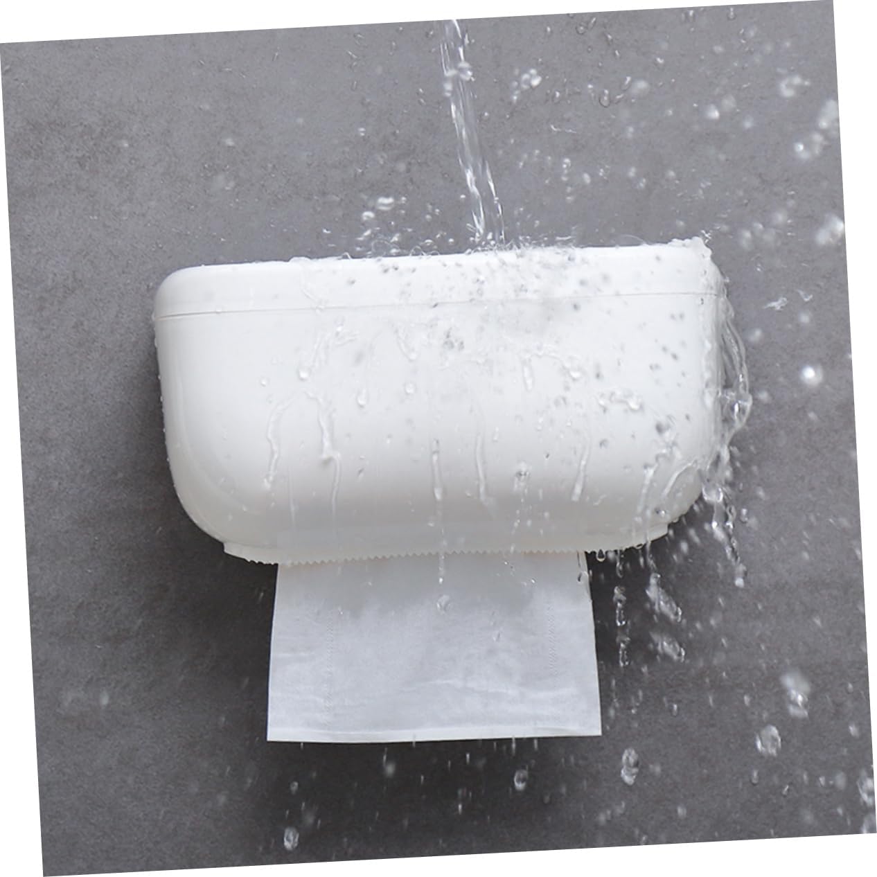 Hoement Toilet Paper Holder with Storage Rack