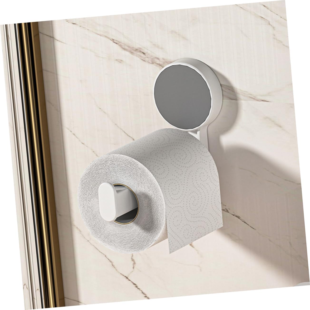 DOITOOL Wall Mounted Toilet Paper Holder No Drilling