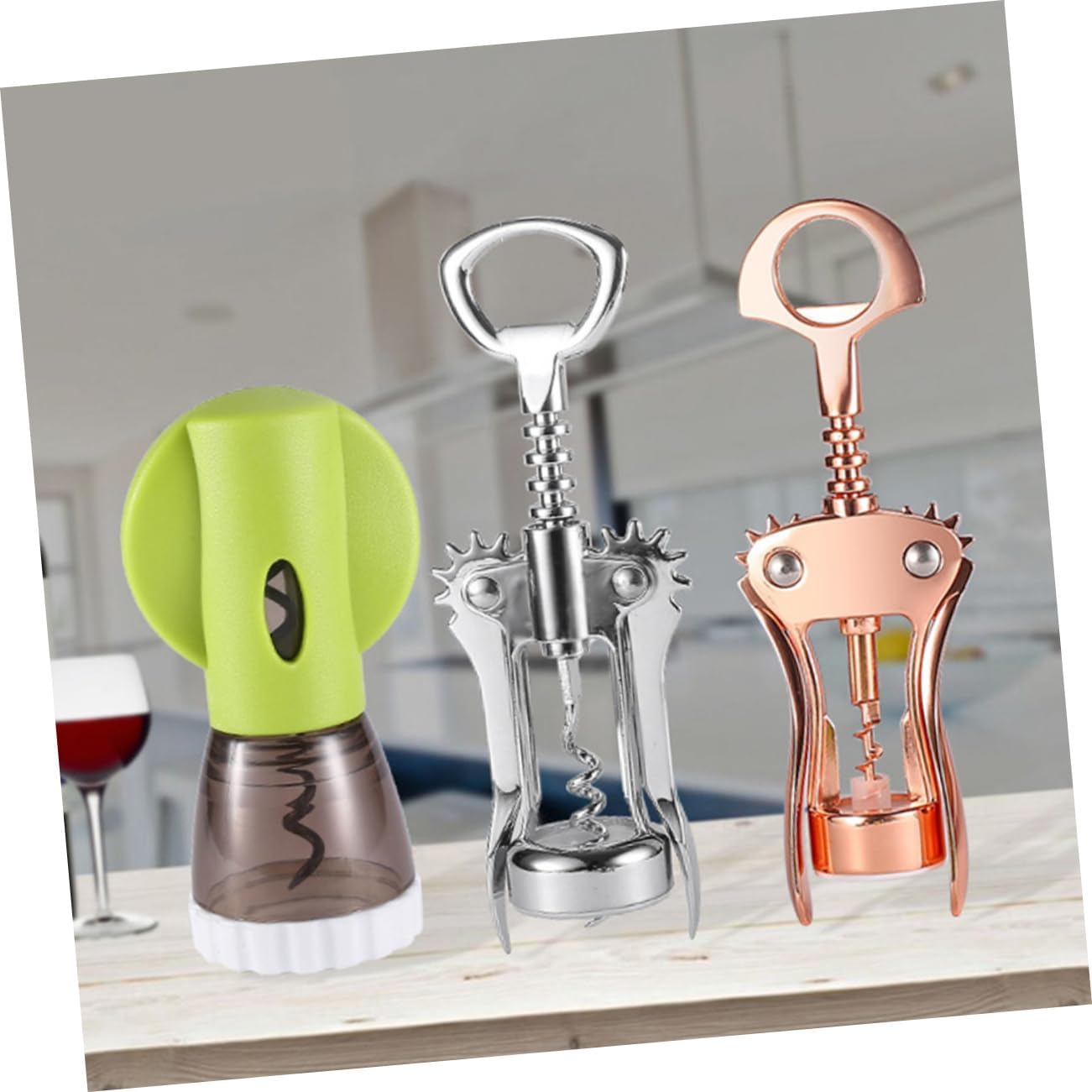 Garneck Electric Wine Bottle Opener with Beer Cap Opener