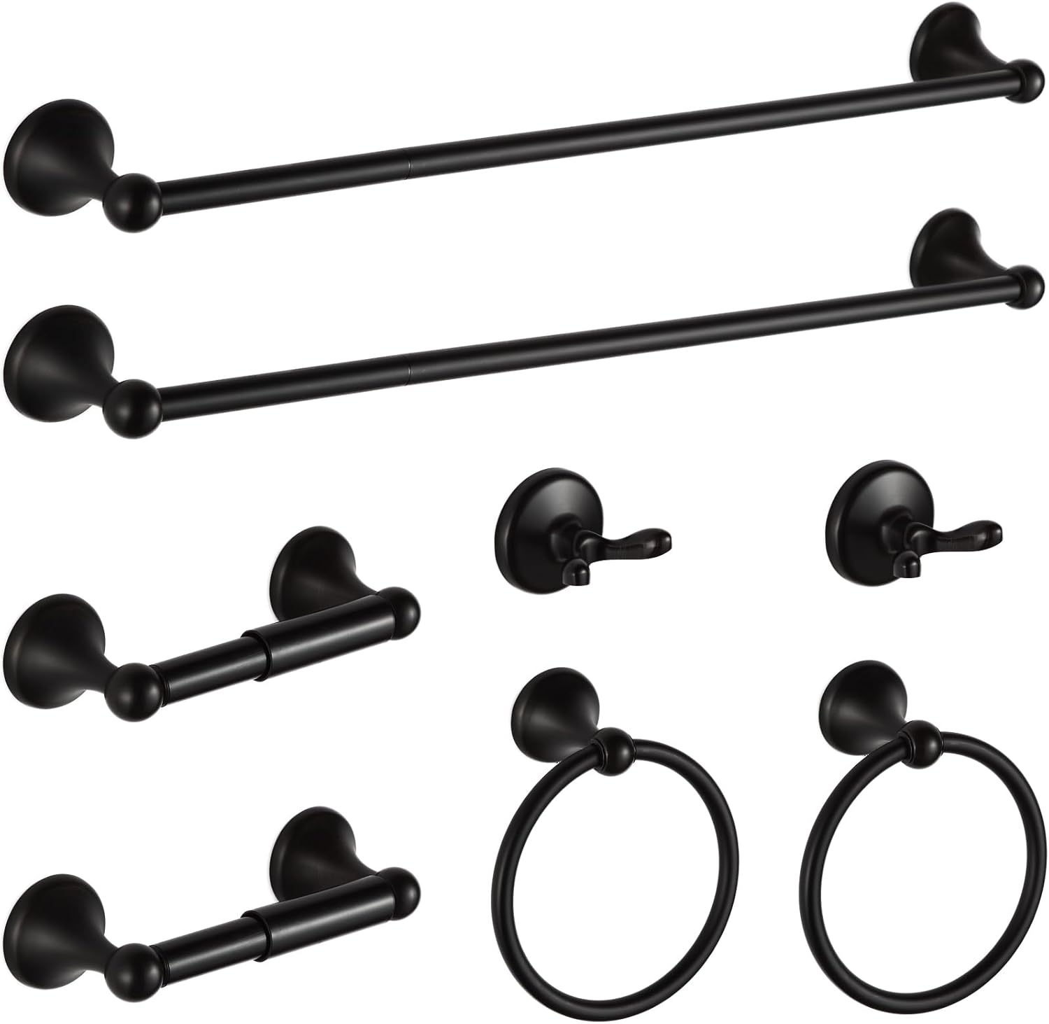 BGL 8-Piece Adjustable Towel Bar Set
