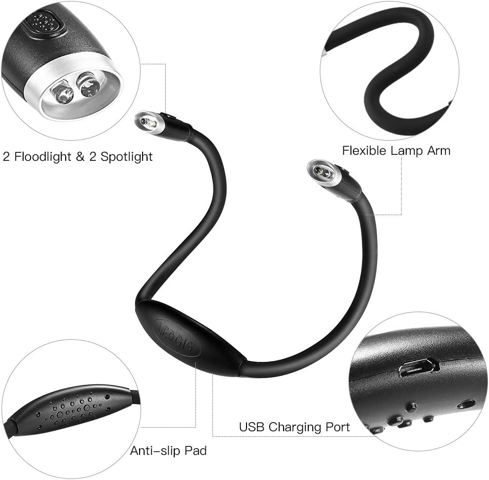 LEDGLE Updated Neck Light for Reading Knitting and Repairing