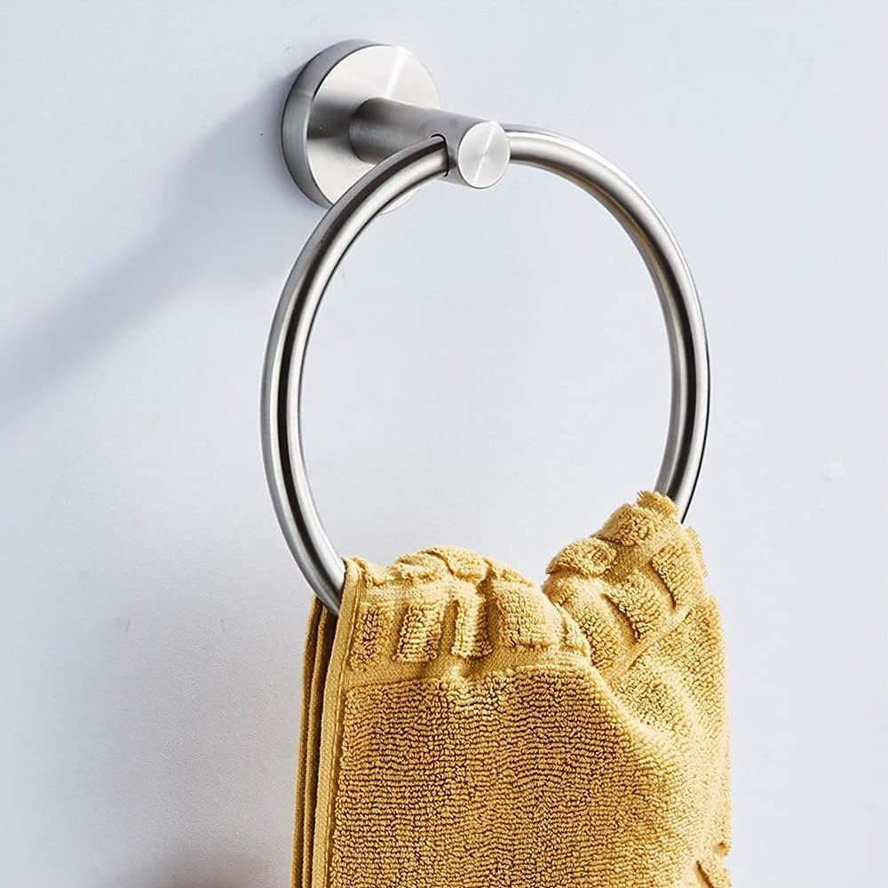SUNTAI 2 Pack Hand Towel Ring Stainless Steel Brushed Nickel