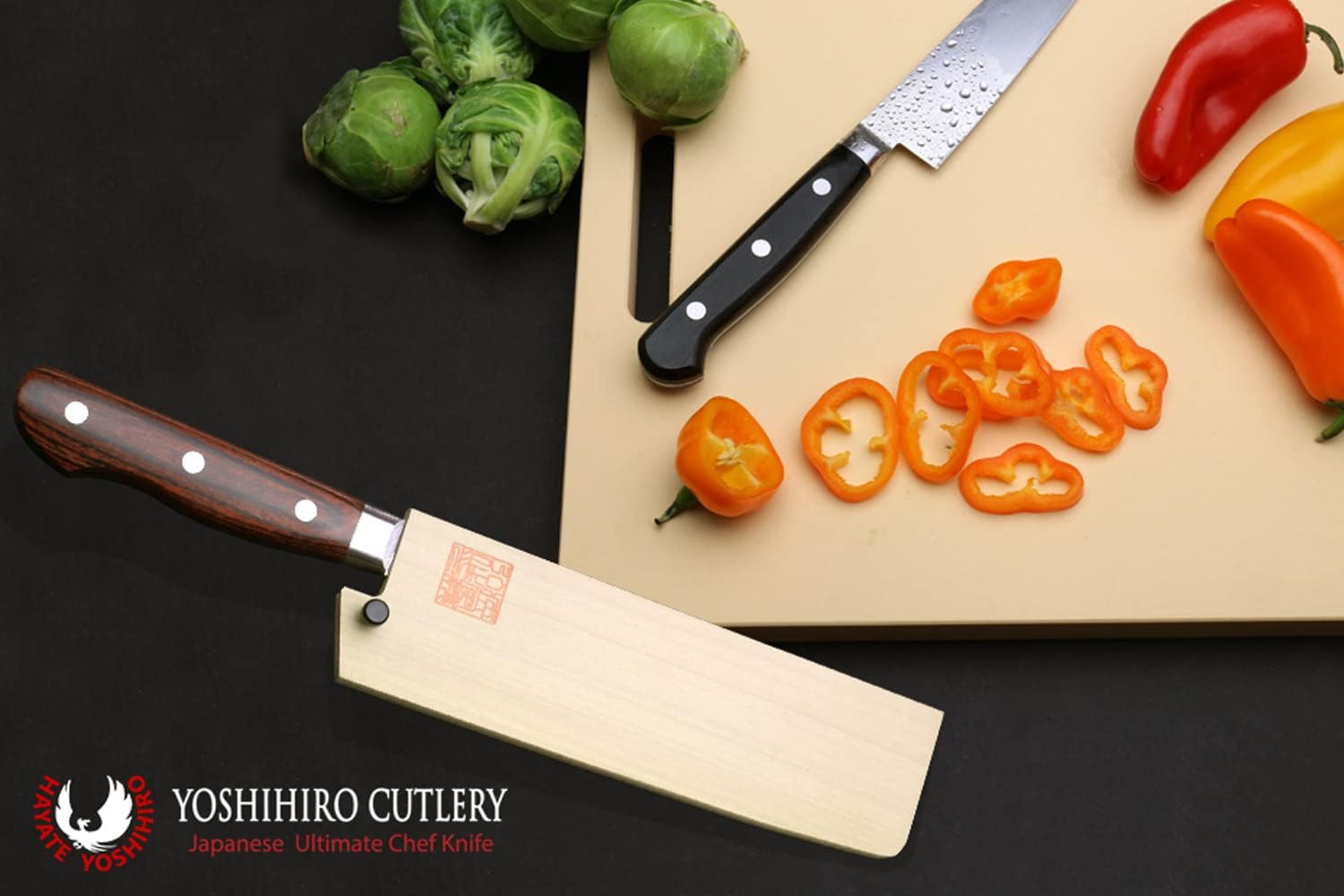 Yoshihiro Natural Magnolia Wood Saya Blade Protector for Nakiri 65in