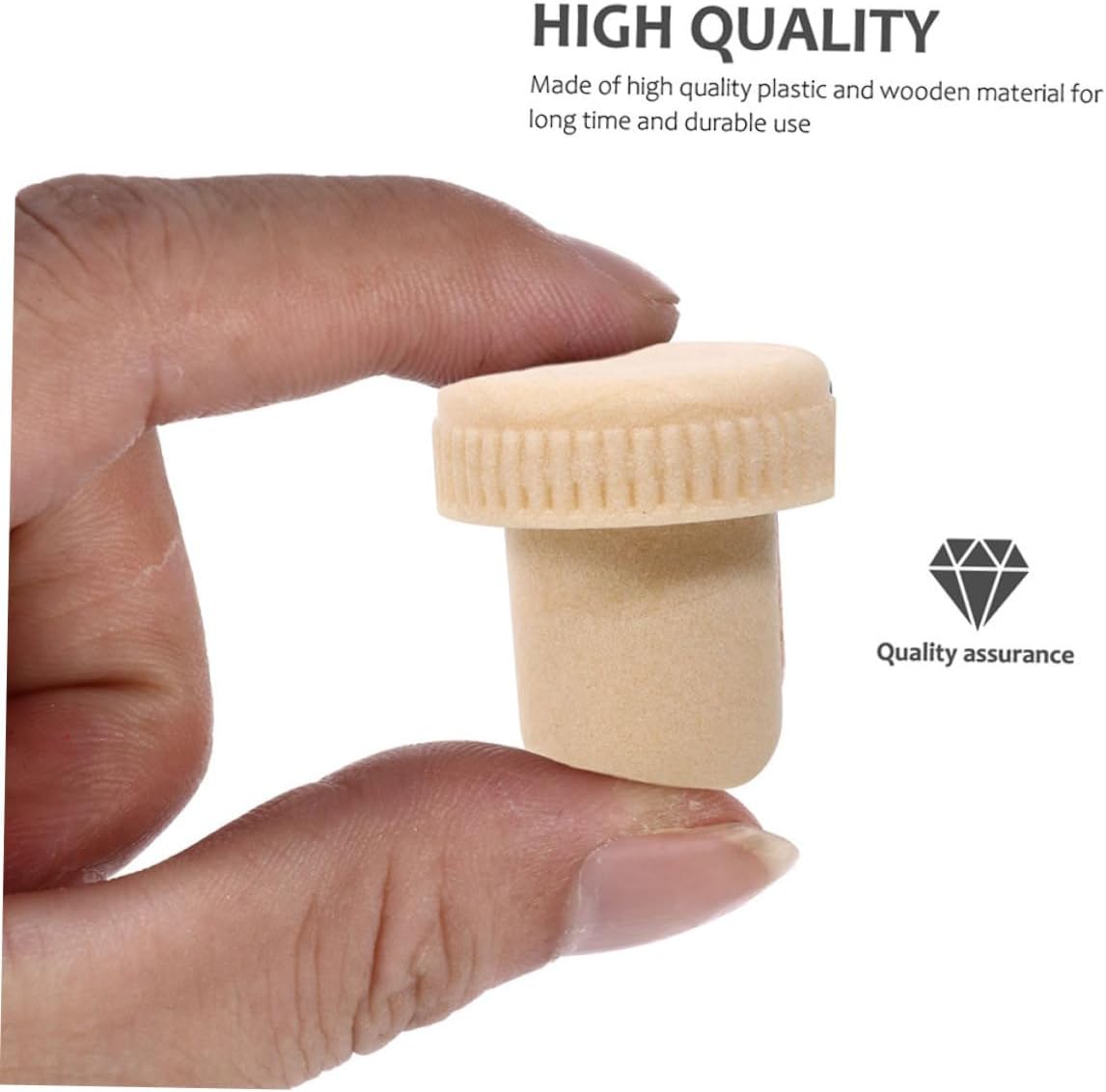 SHOWERORO 20pcs Cork Wine Stopper Labels Decanter Plug Set