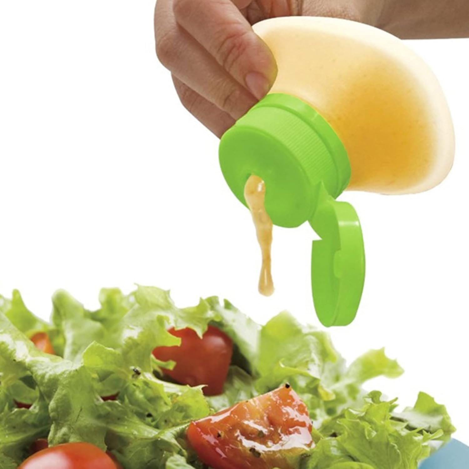 Squeeze Salad Dressing Bottles With Lid Portable Silicone Sauce Dispensers 1