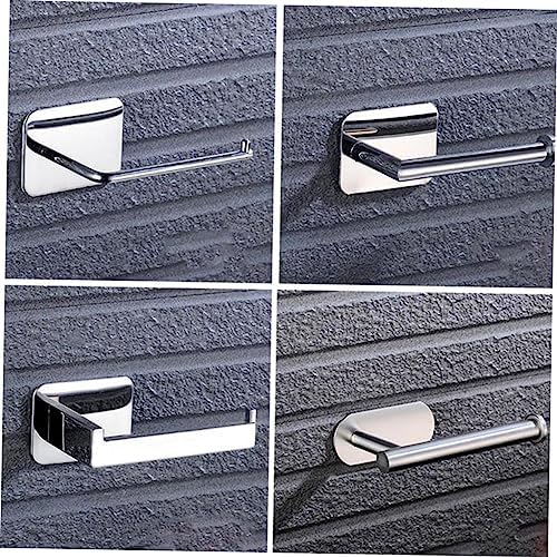 STOBOK Stainless Steel Toilet Paper Holder