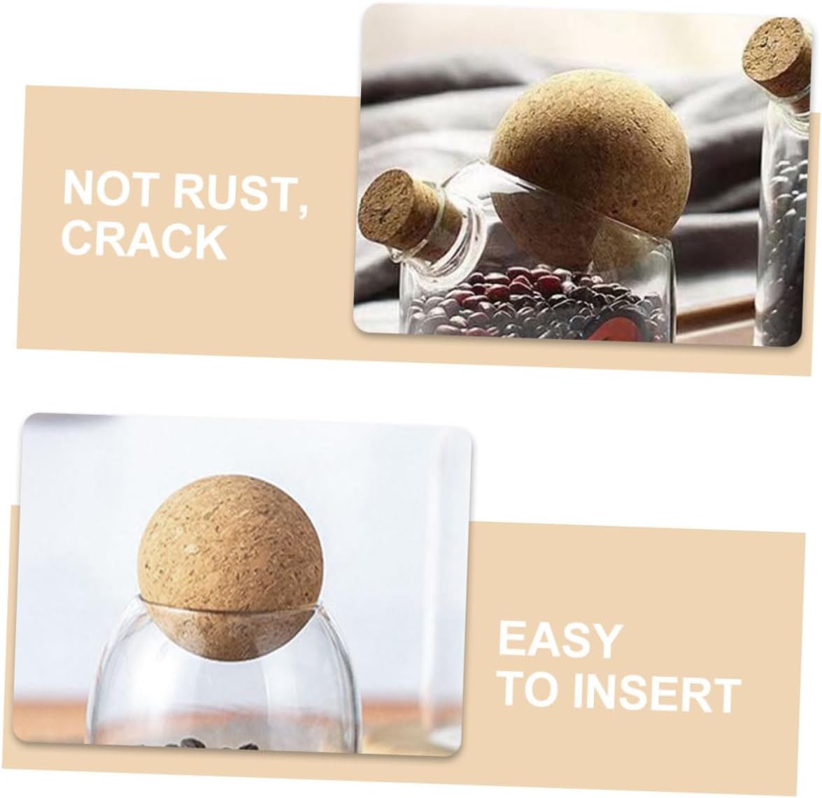 BRIGHTFUFU Reusable Wine Aerator Stopper Set