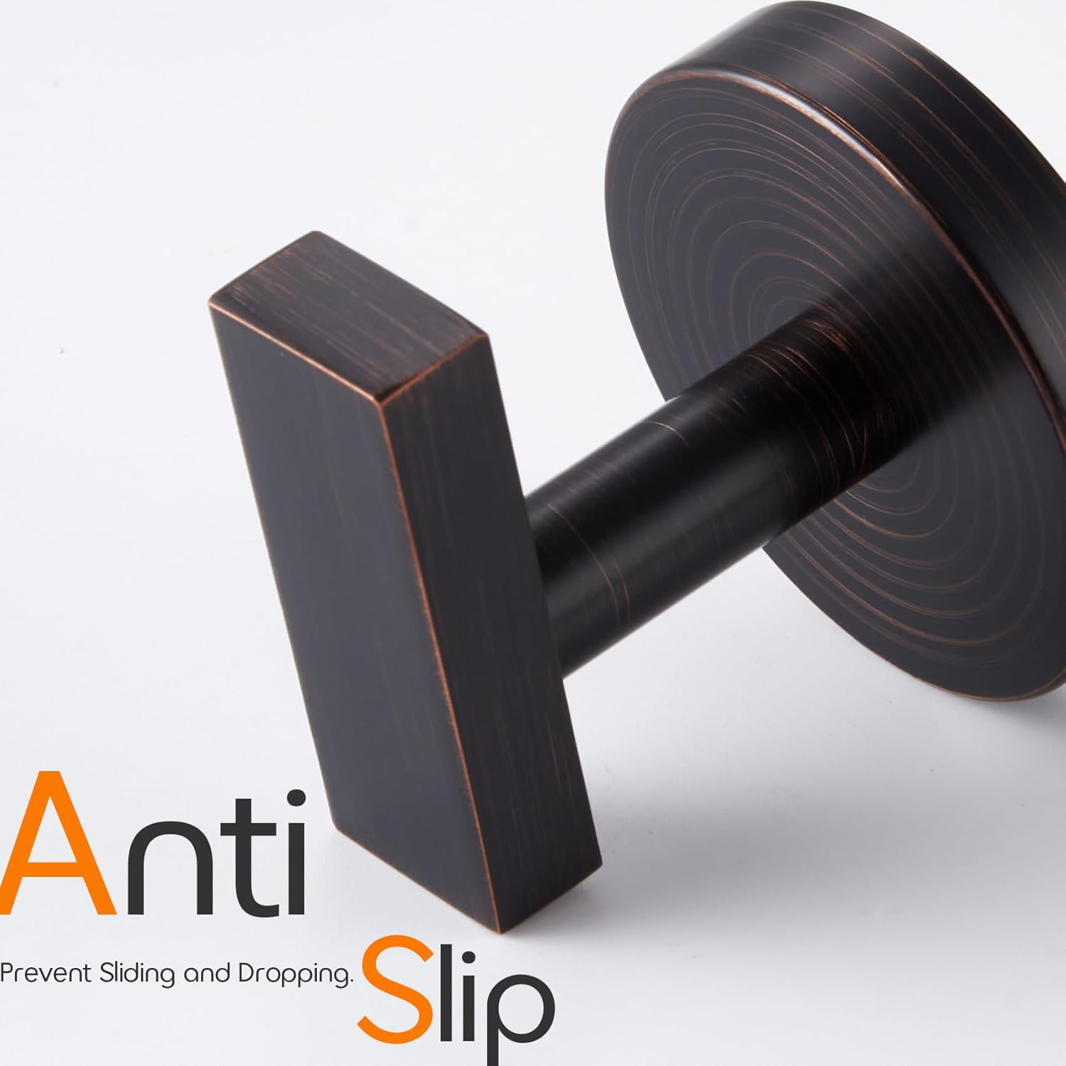 AONEON 3 Pack Oil Rubbed Bronze Towel Hooks