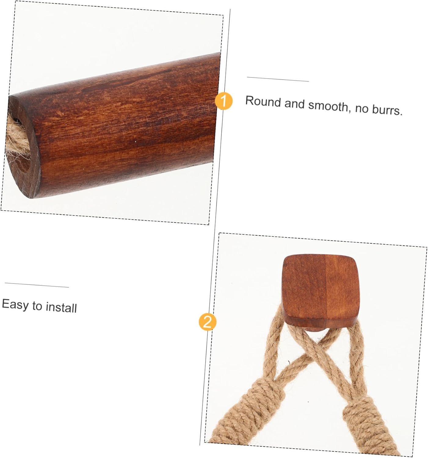 DECHOUS Boho Wall Hanging Toilet Paper Holder