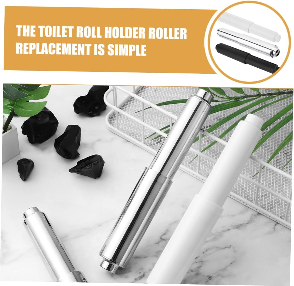 Mobestech Universal Spring Paper Towel Holder Rod