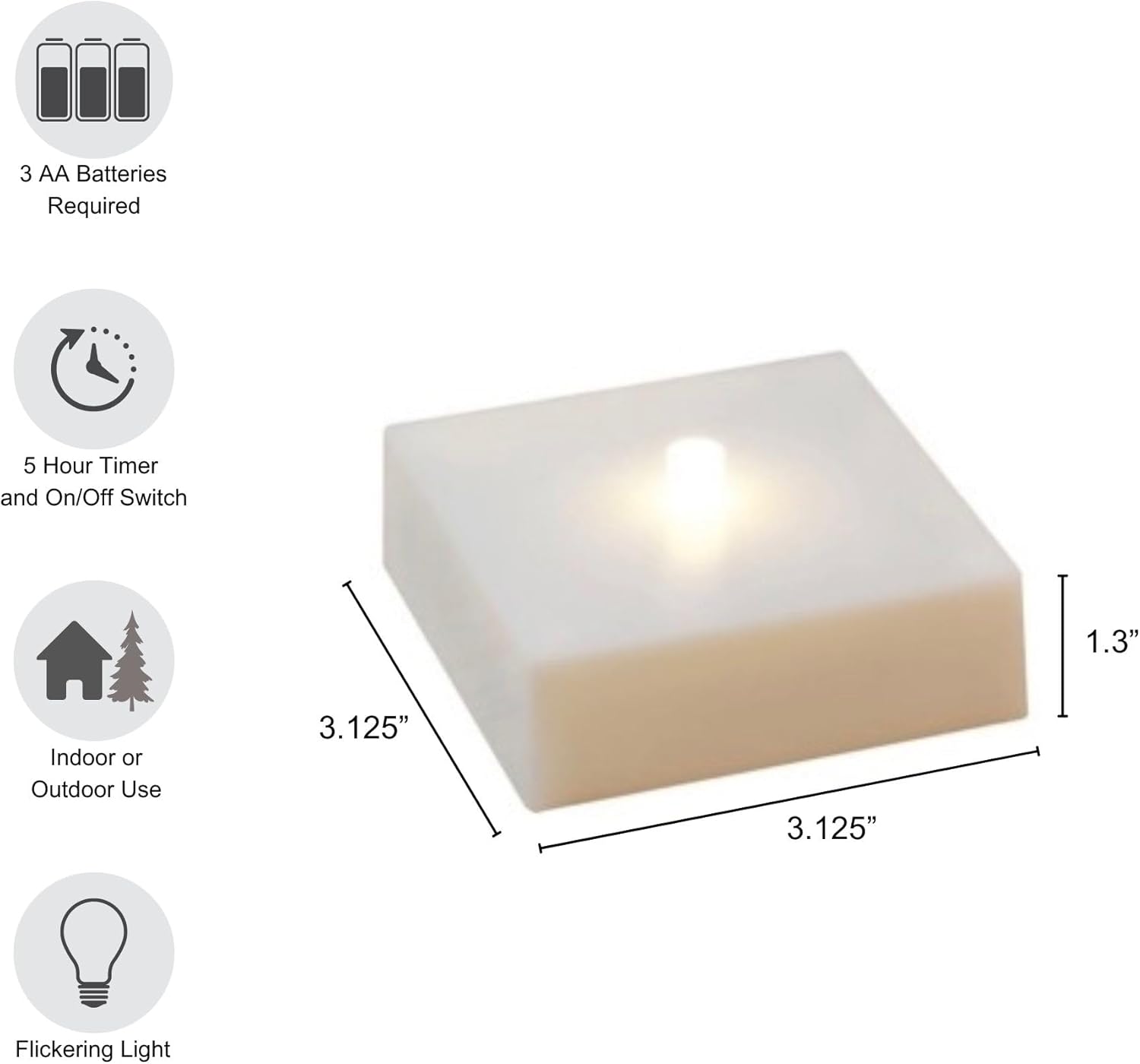LumaBase Witch Luminaria Kit with Timer - 6 Pieces