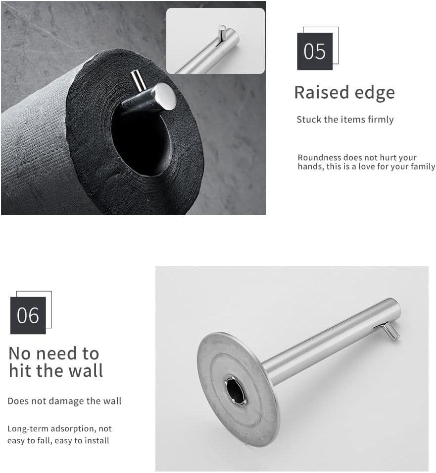 BAHELS Toilet Paper Holder Chrome Stainless Steel Wall Mount