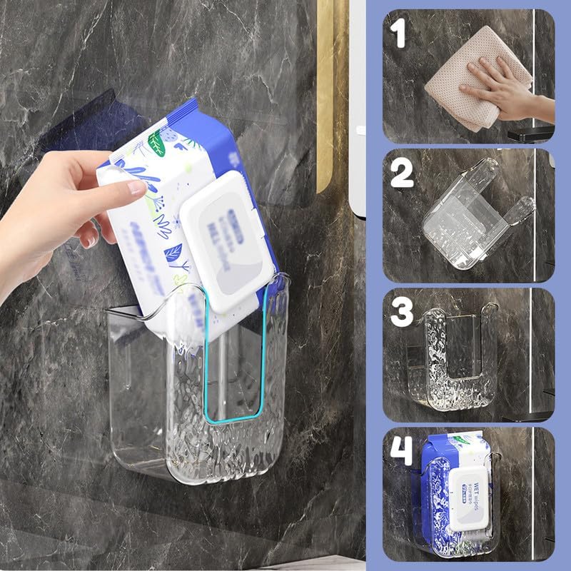 ATFirst Wall-Mounted Tissue Holder 2pcs