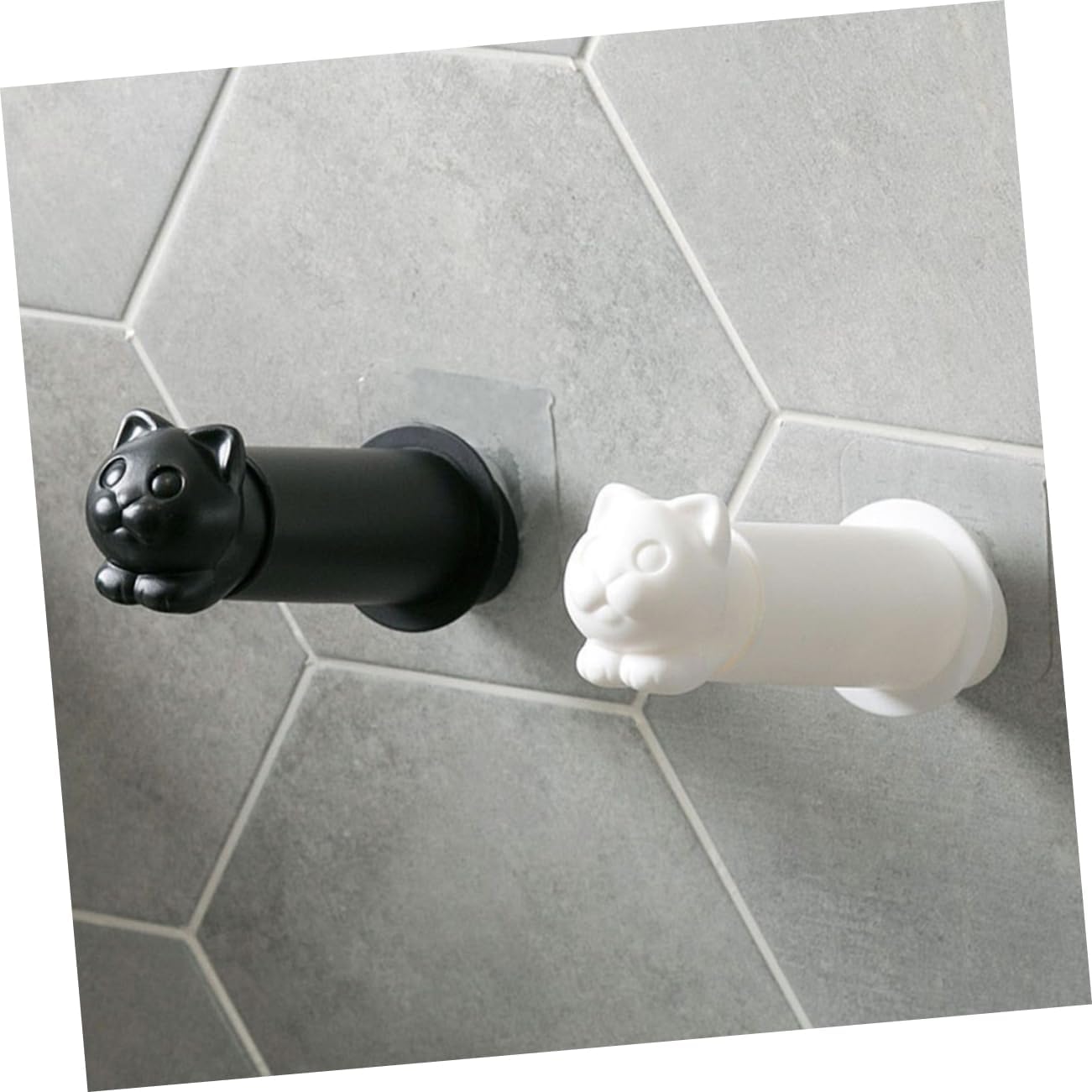 POPETPOP Wall Mounted Toilet Paper Holder Cute Animal Design Space Saving Bathroom Organizer
