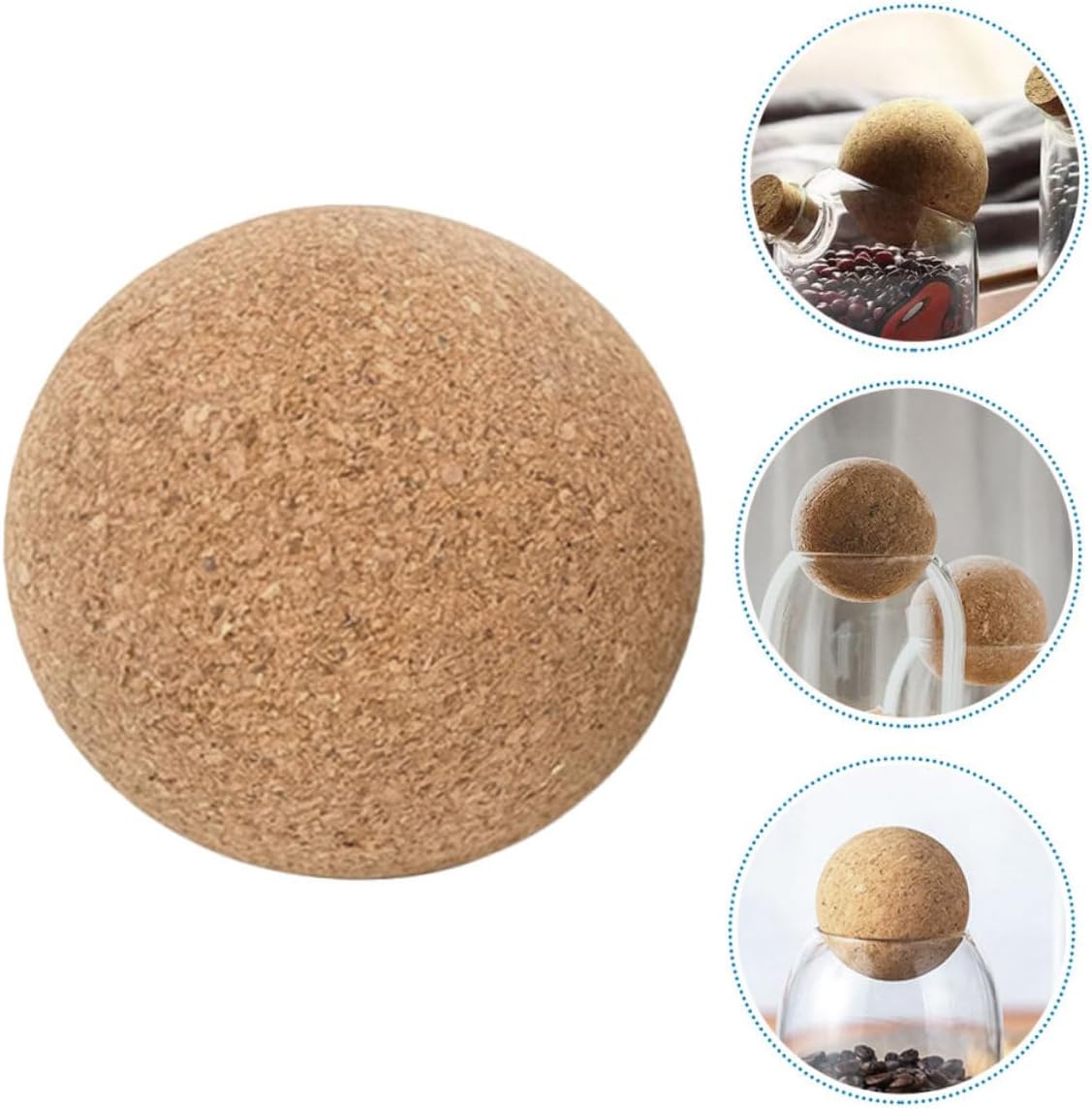 BRIGHTFUFU Reusable Wine Aerator Stopper Set