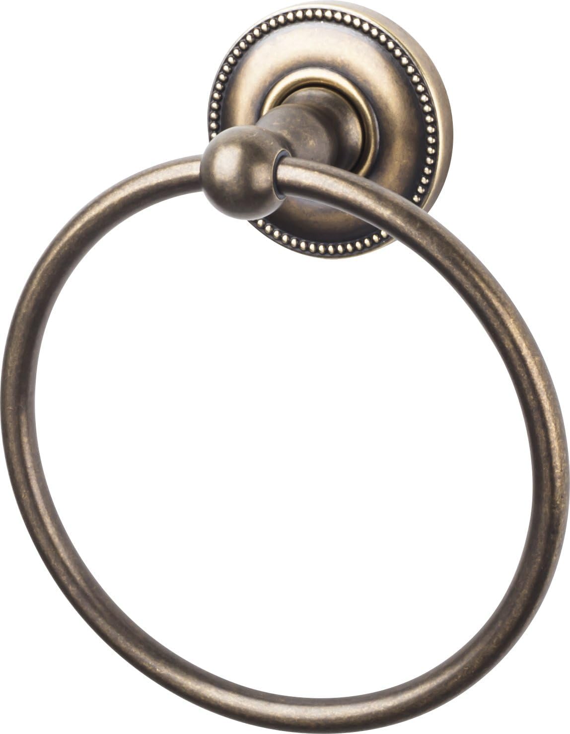 Top Knobs ED5BSNA Towel Ring Brushed Satin Nickel