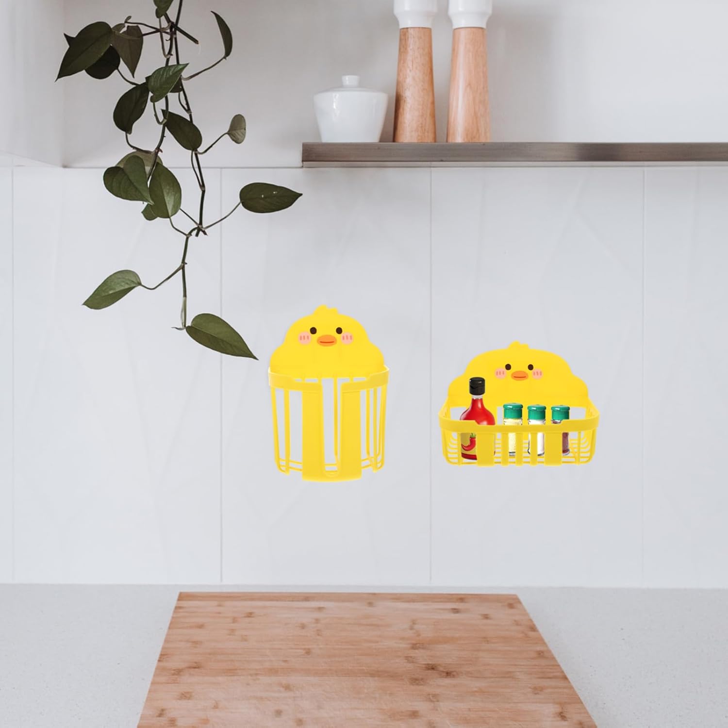 Lurrose 2Pcs Wall Mount Toilet Paper Holders with Adorable Design
