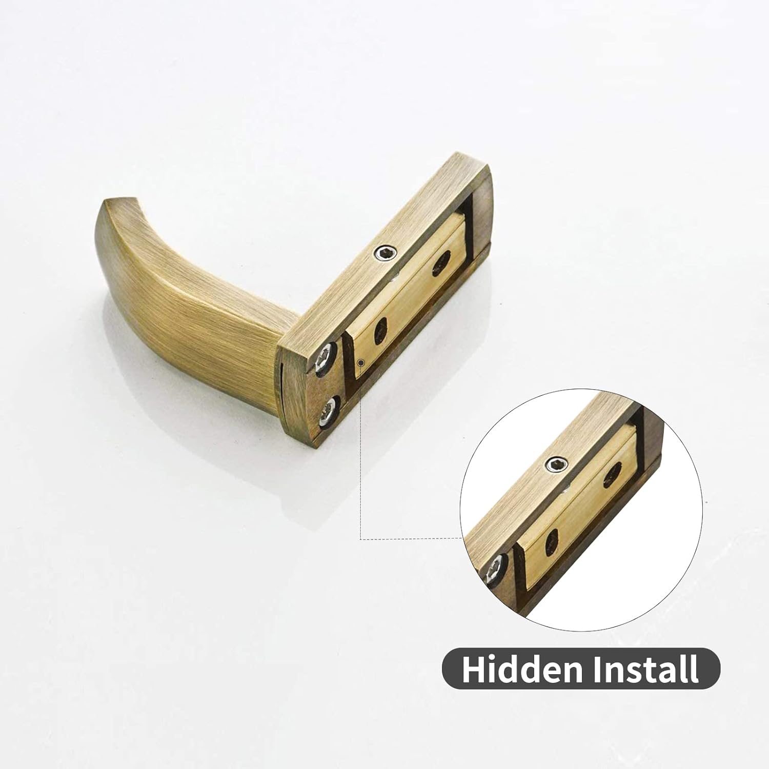 WINCASE Antique Brass Towel Hook 2 Pack 1