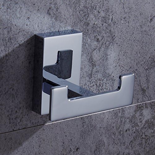 AUSWIND Chrome Brass Square Towel Hook with Lifetime Warranty