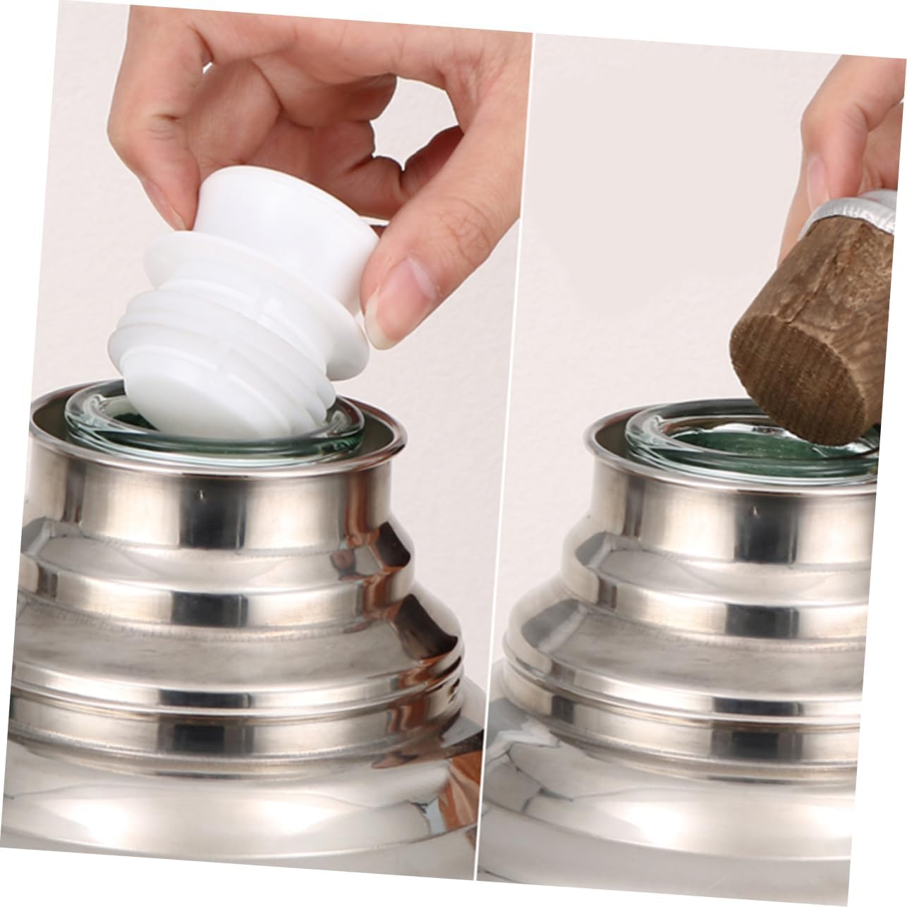 10pcs Wooden Cork Stoppers for Bottles and Kettles 1