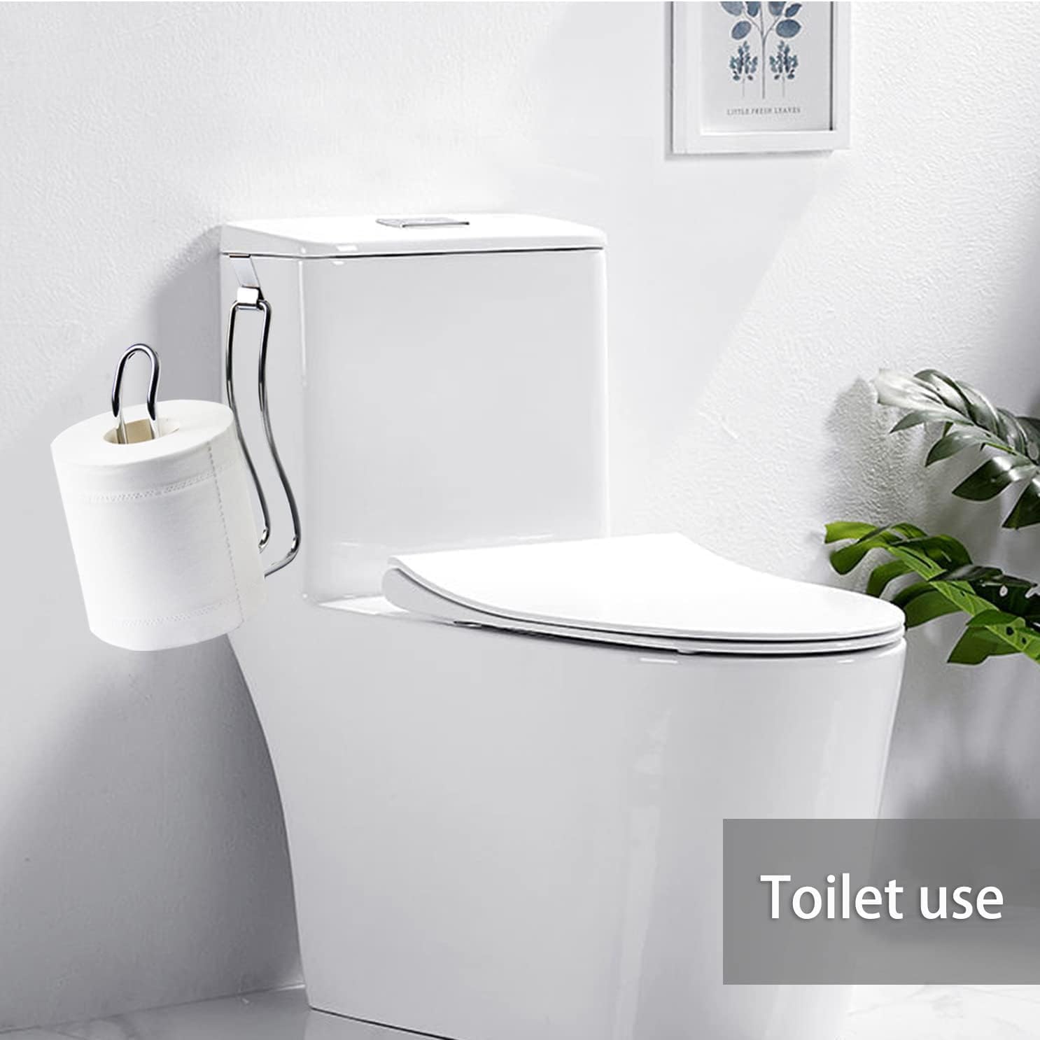 Chrome Toilet Paper Roll Holder 1pcs