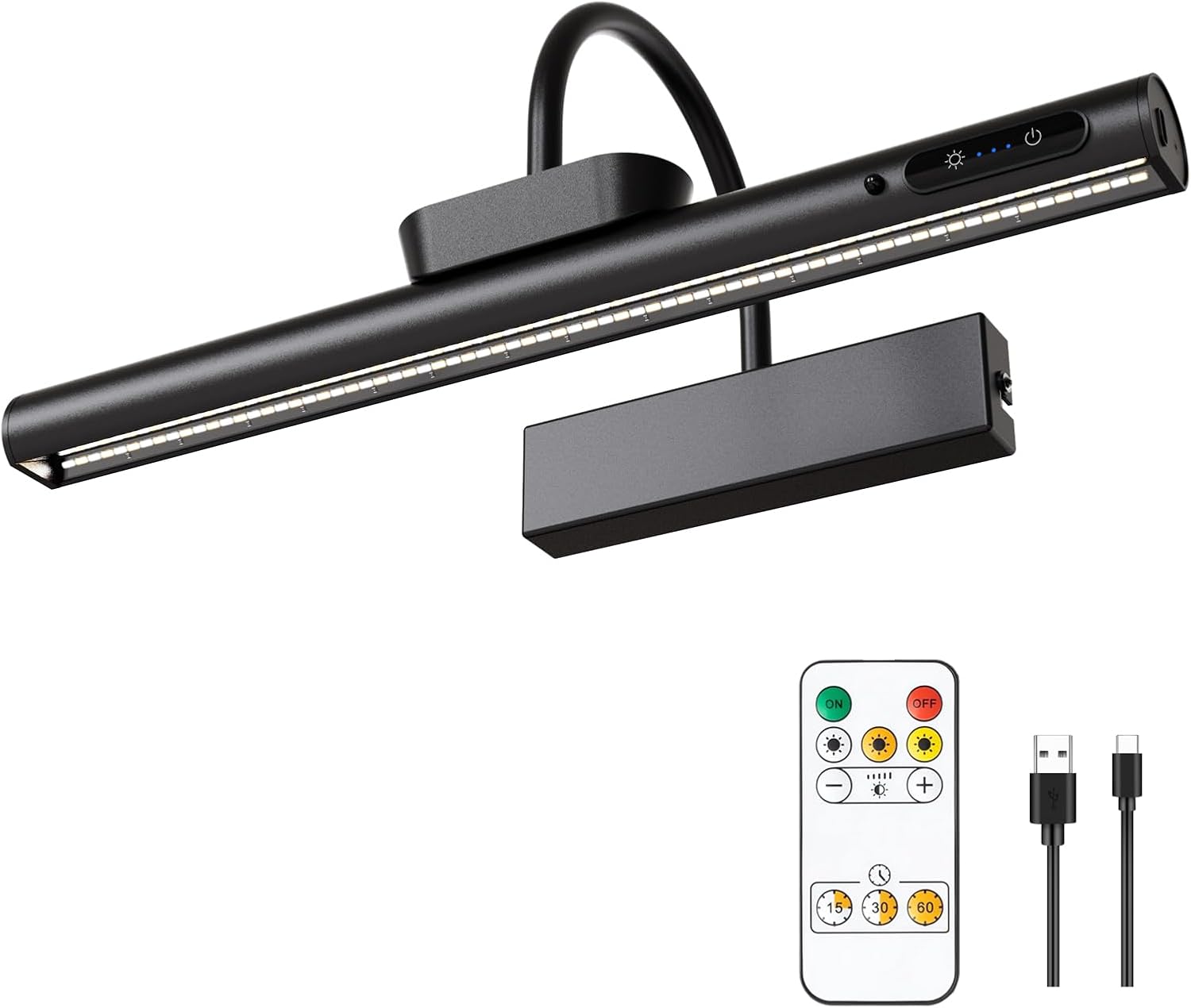 LYTARA Dimmable Cordless Picture Light - Black
