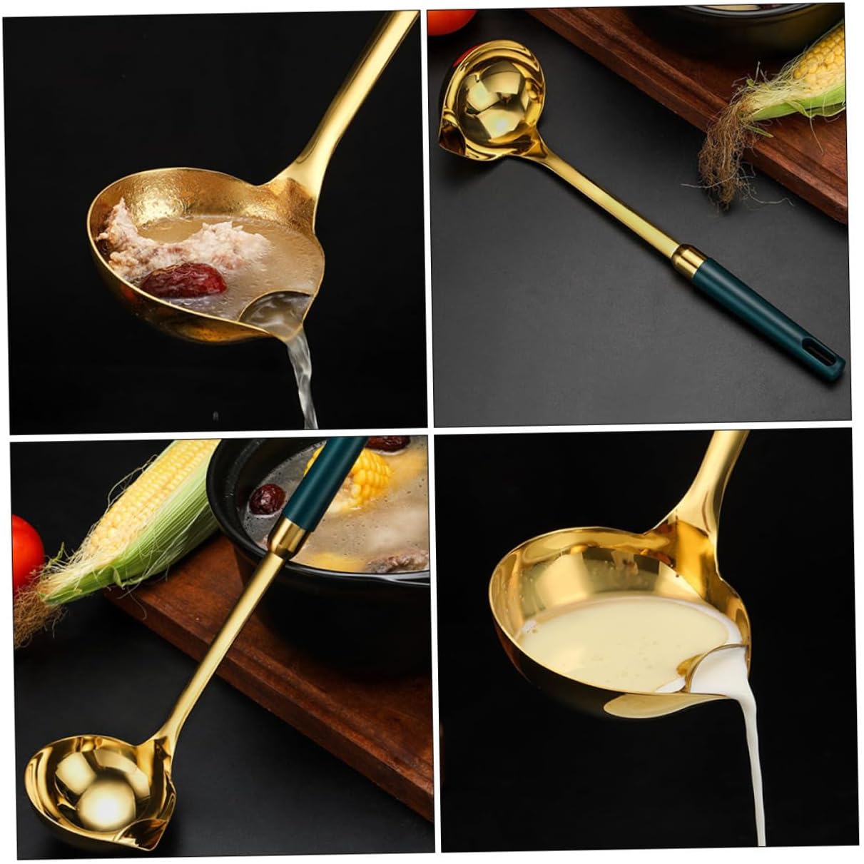BESPORTBLE 1pc Stainless Steel Fat Separator Ladle