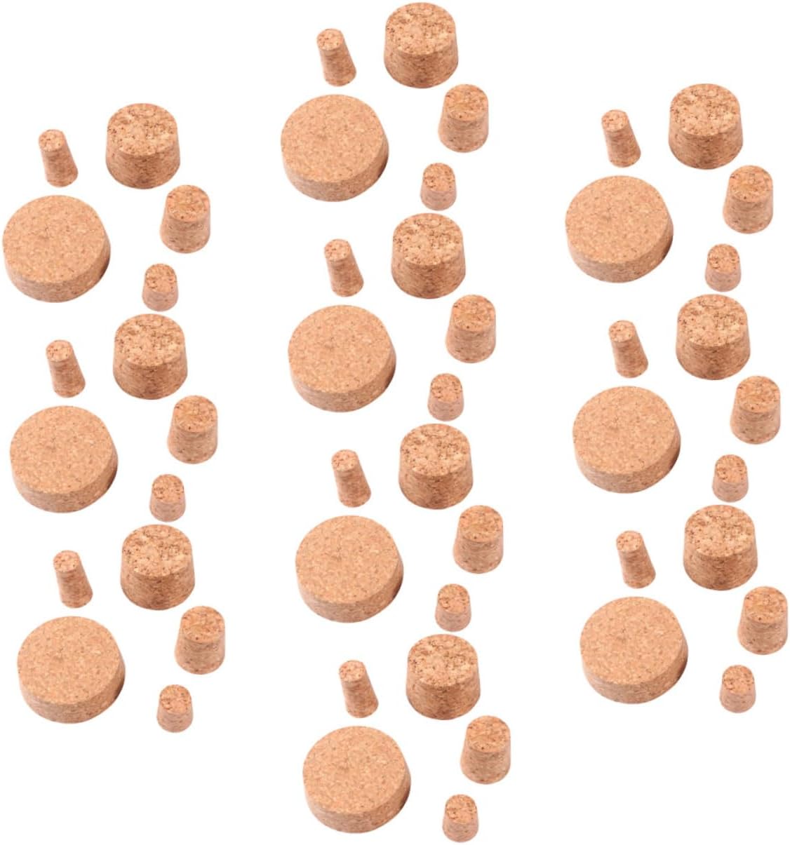 SHOWERORO 50pcs Wine Bottle Stopper Cork Kit