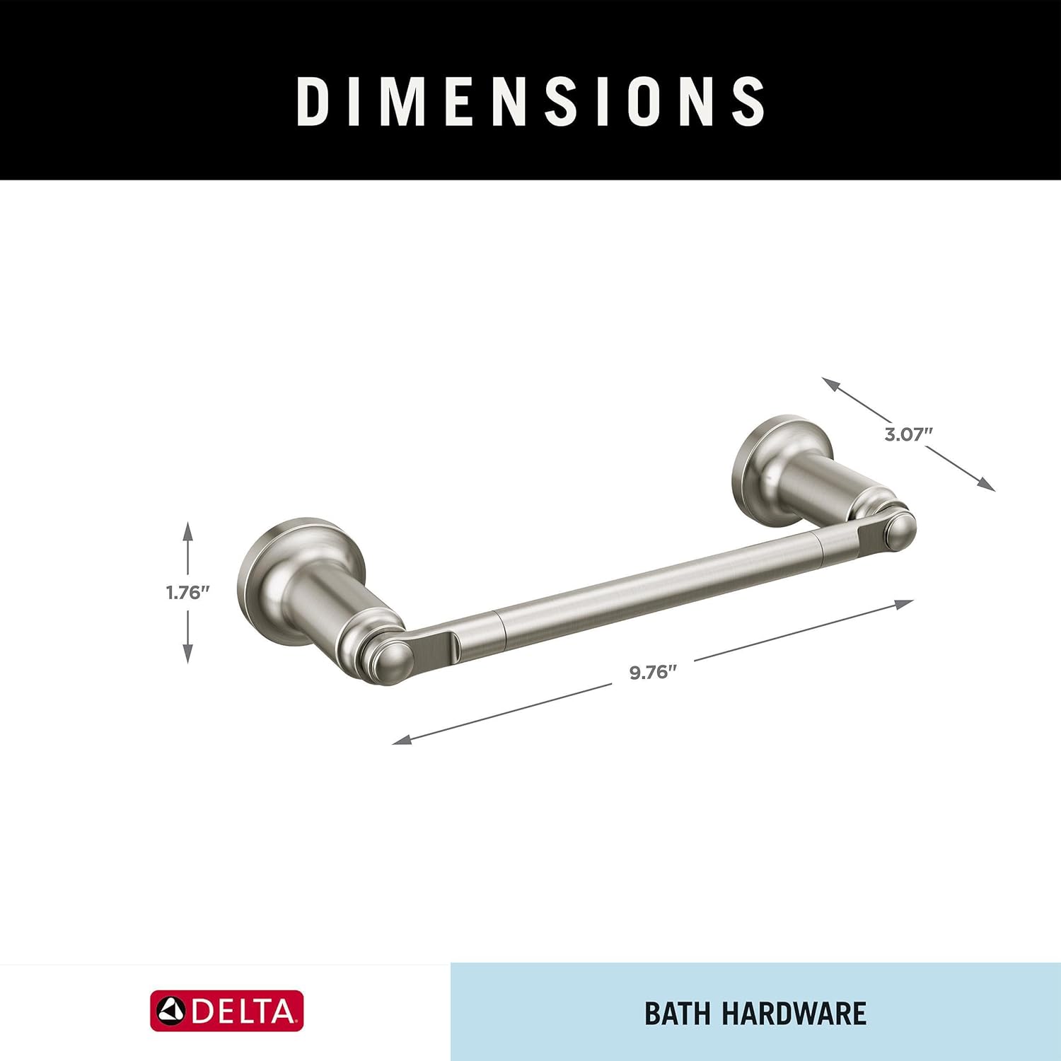 DELTA 73508-SS Saylor Towel Bar Stainless 1