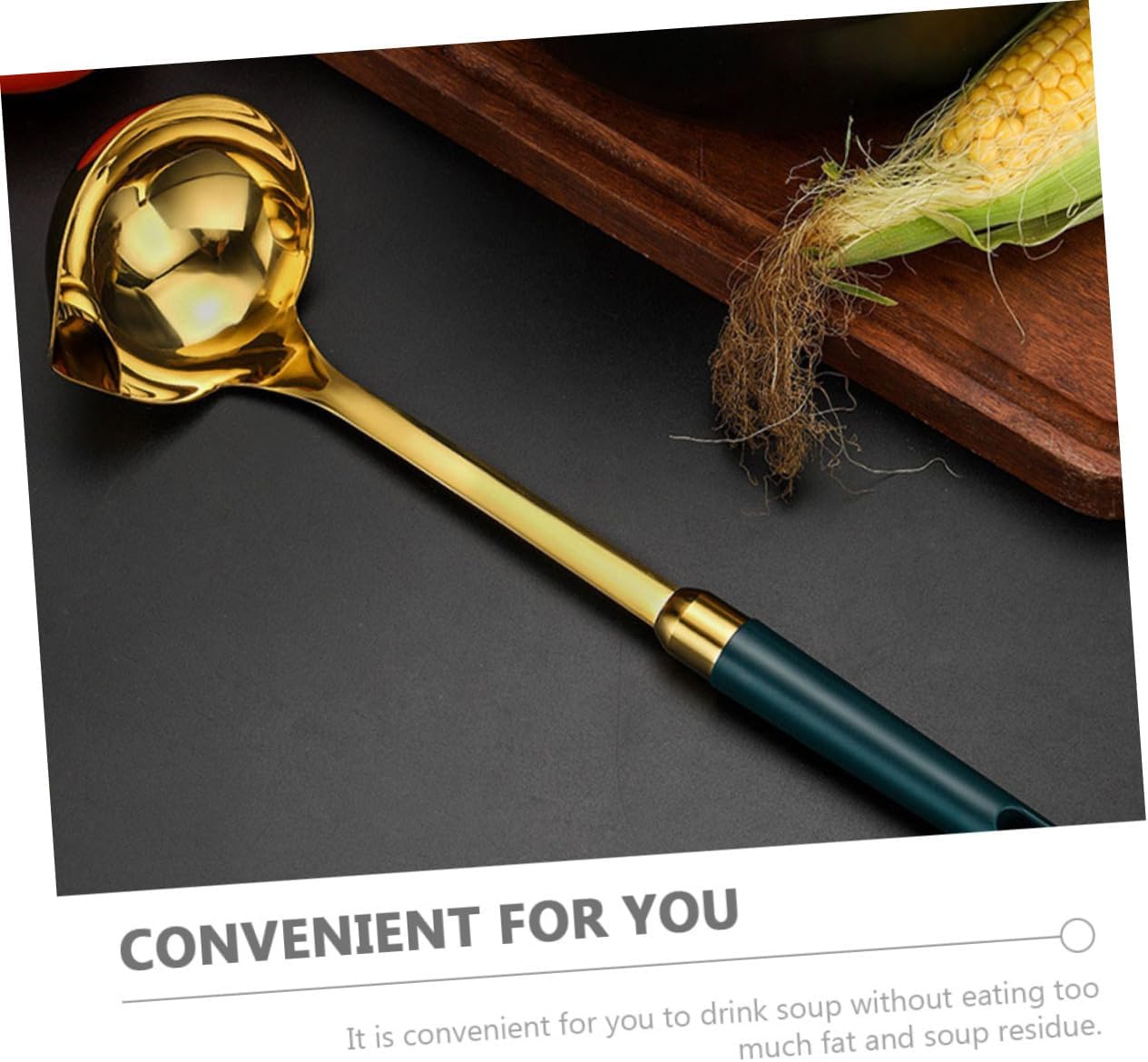 BESPORTBLE 1pc Stainless Steel Fat Separator Ladle