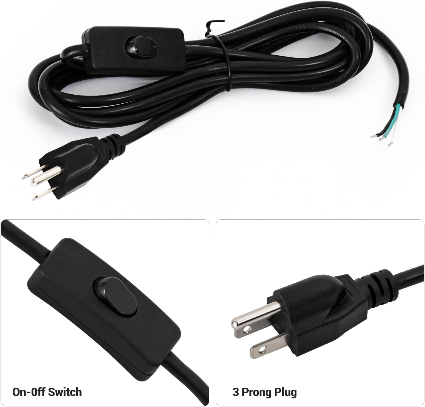 VANoopee H Track Lighting Rails Kit 8FT Black