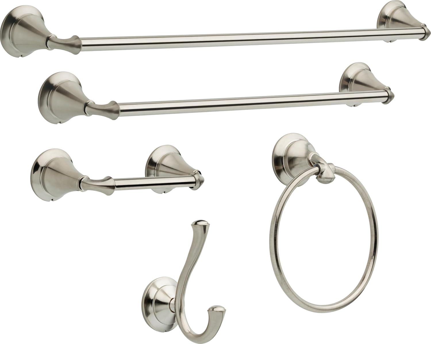Delta Faucet 79446-SS Linden Towel Ring 1