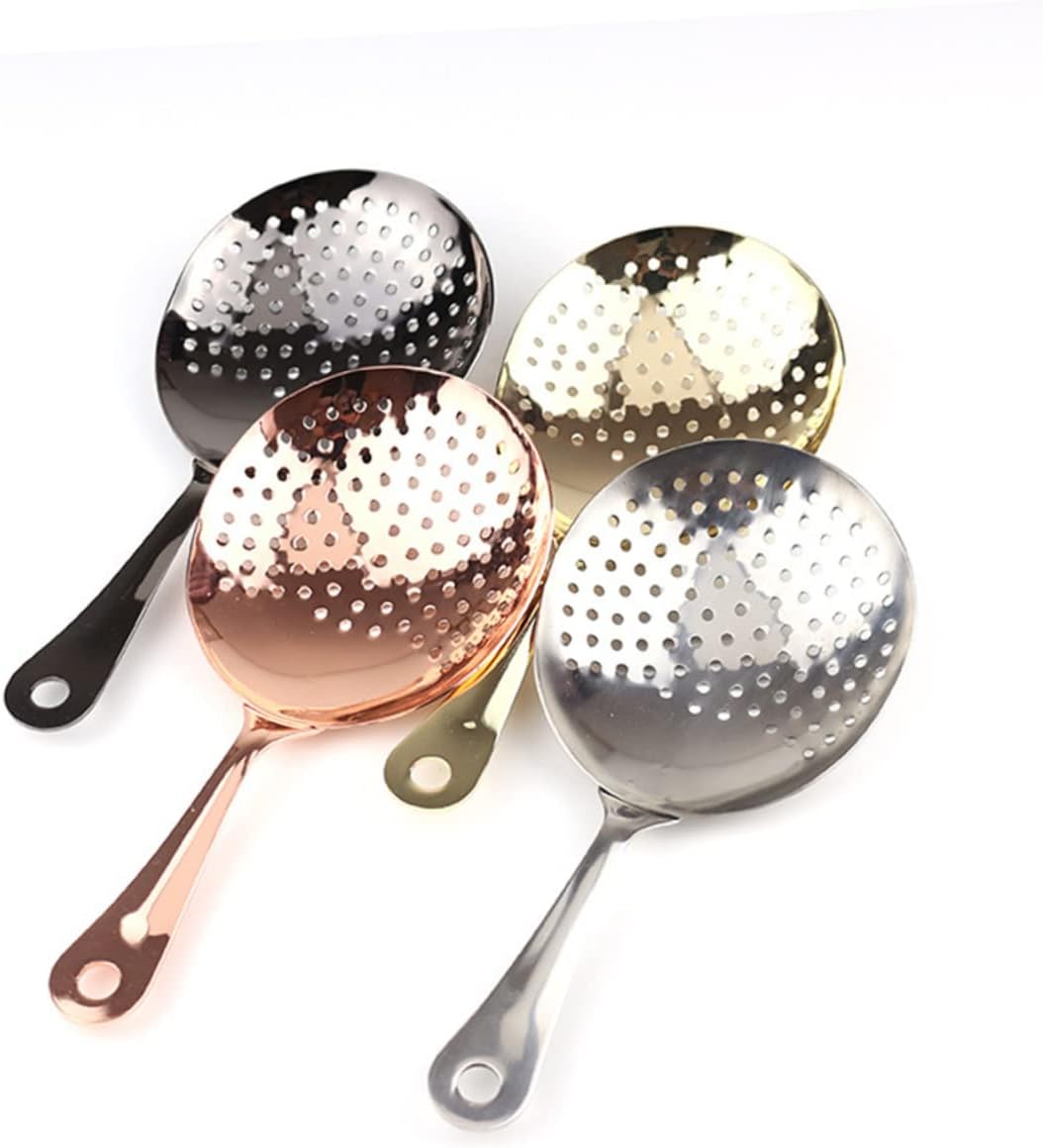 SHOWERORO Stainless Steel Cocktail Strainer with Slots 1