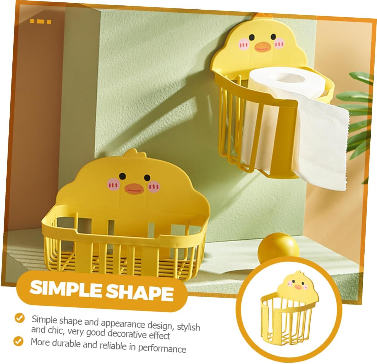 Cabilock 2Pcs Wall Tissue Holders for Bathroom Kitchen