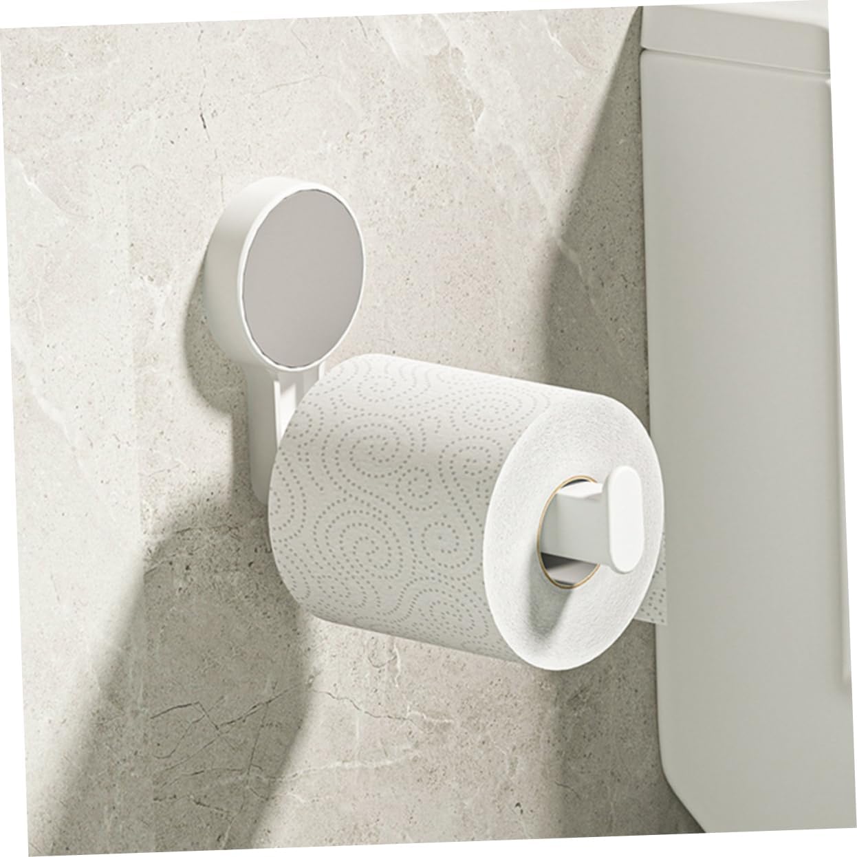 DOITOOL Wall Mounted Toilet Paper Holder No Drilling