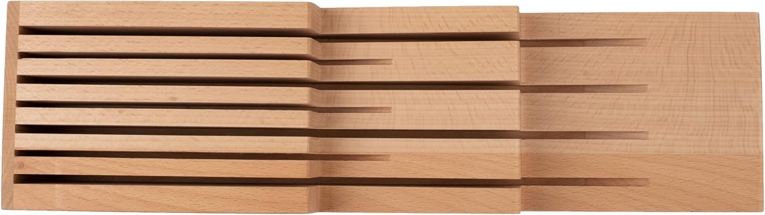 Shun Drawer Knife Tray with 7 Slots and Honing Steel Space 1