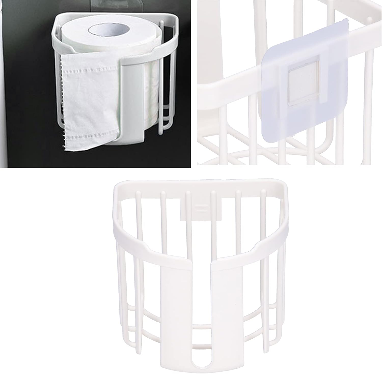 Cyrank Toilet Paper Shelf Wall Mount Holder 1