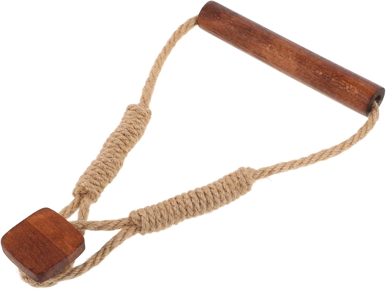 Zerodeko Hand Woven Toilet Paper Holder Walnut Color