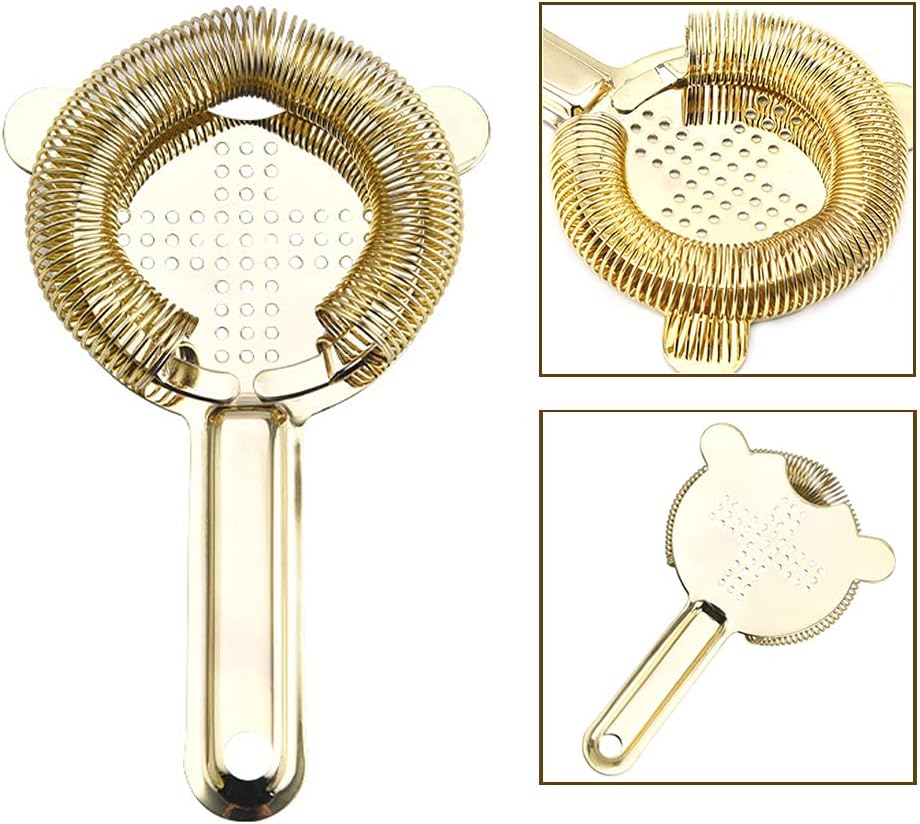 Heavy Duty Stainless Steel Hawthorne Strainer for Cocktails