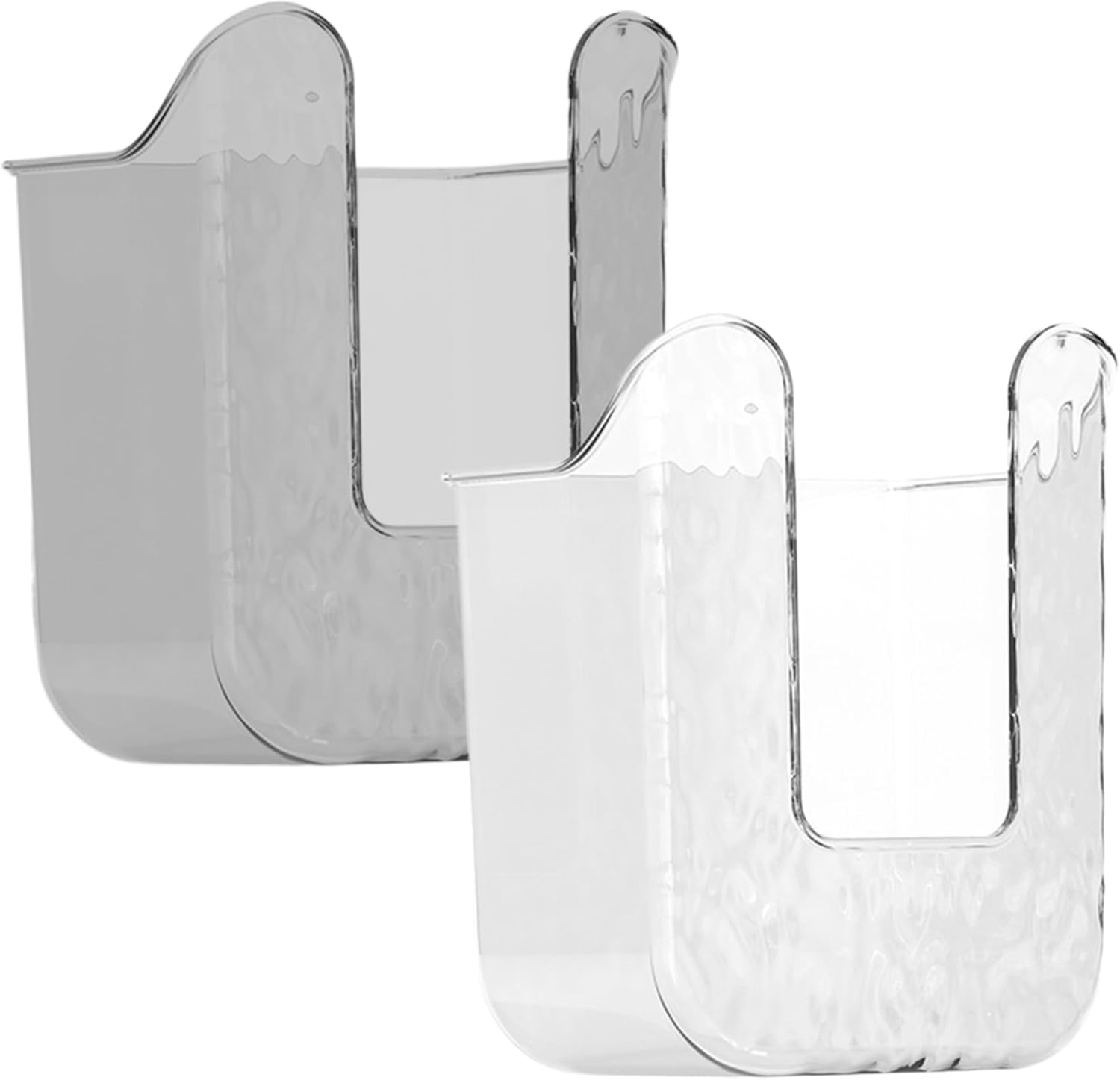 XUEYEGONGJI Wipes Dispenser Wall Mount Transparent Grey