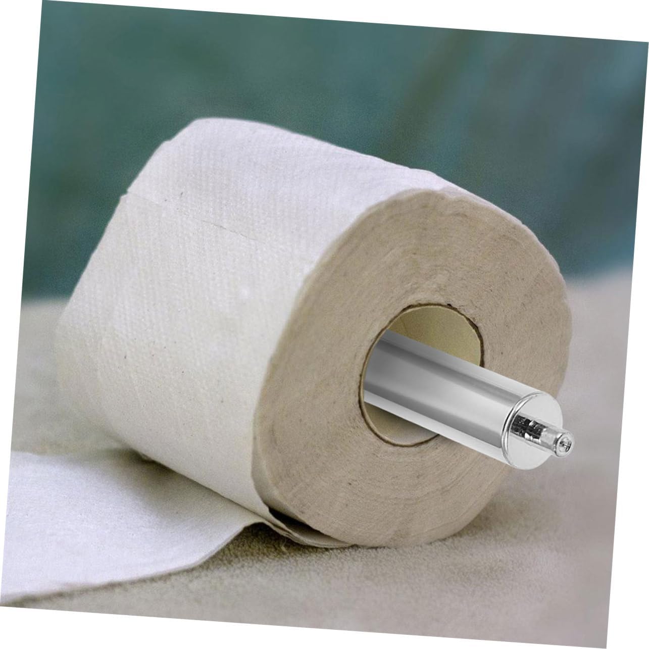 NUOBESTY 4Pcs Telescopic Toilet Paper Holder Replacement Rods
