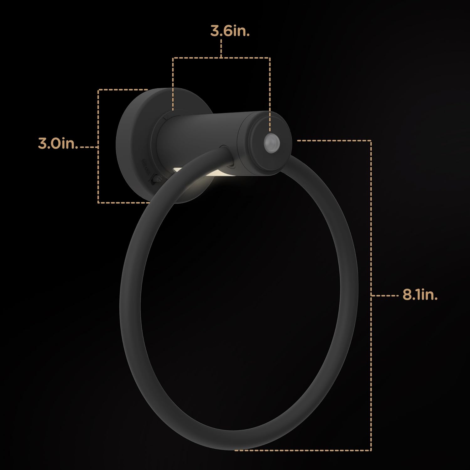 Enbrighten Motion Sensing Towel Ring with Night Light