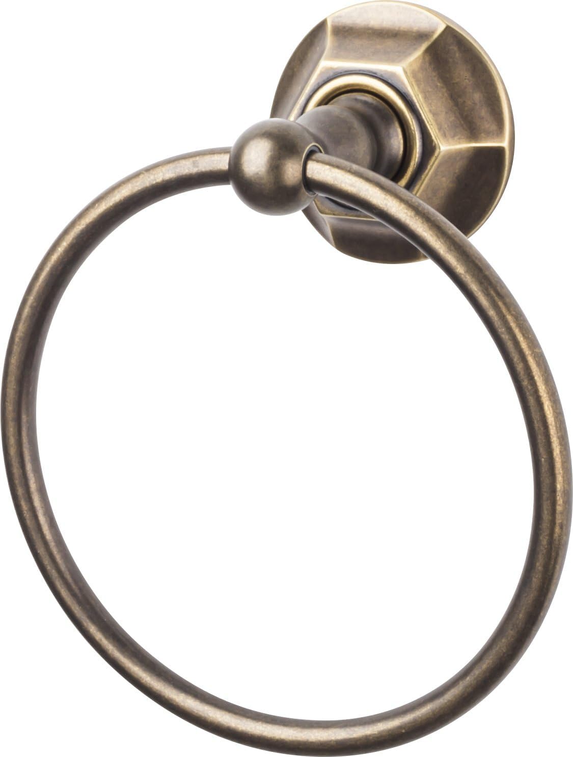 Top Knobs ED5BSNA Towel Ring Brushed Satin Nickel