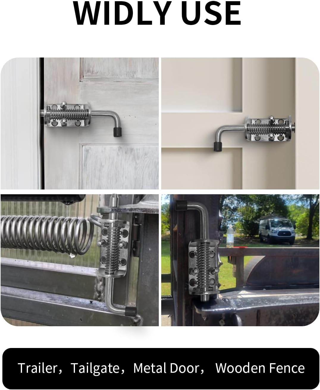 Quality Life Spring-Loaded Gate Latch Pin Claros