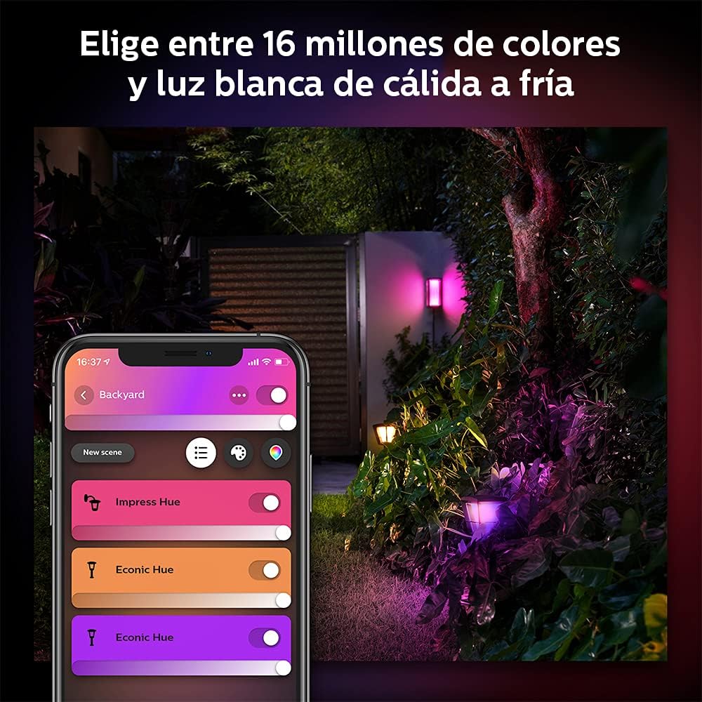 Philips Hue Econic Pathway Light Outdoor Smart Base Kit